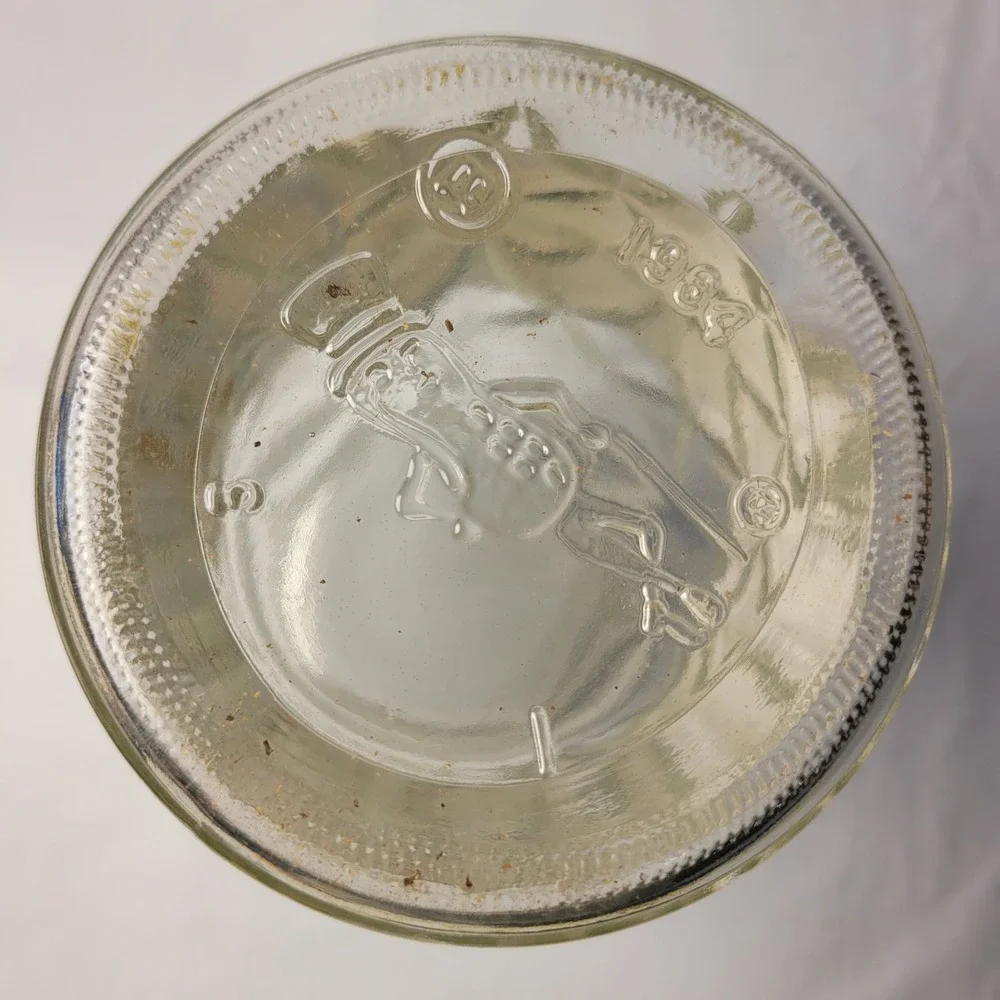 Planters‎ Peanuts Glass Decanter Vintage 1984 Mr Peanut Limited Edition Jar